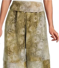 Bryn Walker Olivia Printed Velvet Chenille Wide Wrap Belt