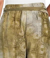 Bryn Walker Olivia Printed Velvet Chenille Wide Wrap Belt