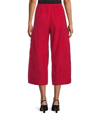 Bryn Walker Pasha Memory Crunch Elastic Waist Wide Leg Pants