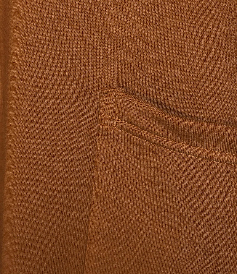 Bryn Walker Pip Organic Cotton Bamboo Fleece Mock Neck Cap Sleeve Poncho