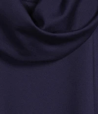 Bryn Walker Pita Modal Ponti Cowl Neck Long Sleeve Asymmetrical Tunic