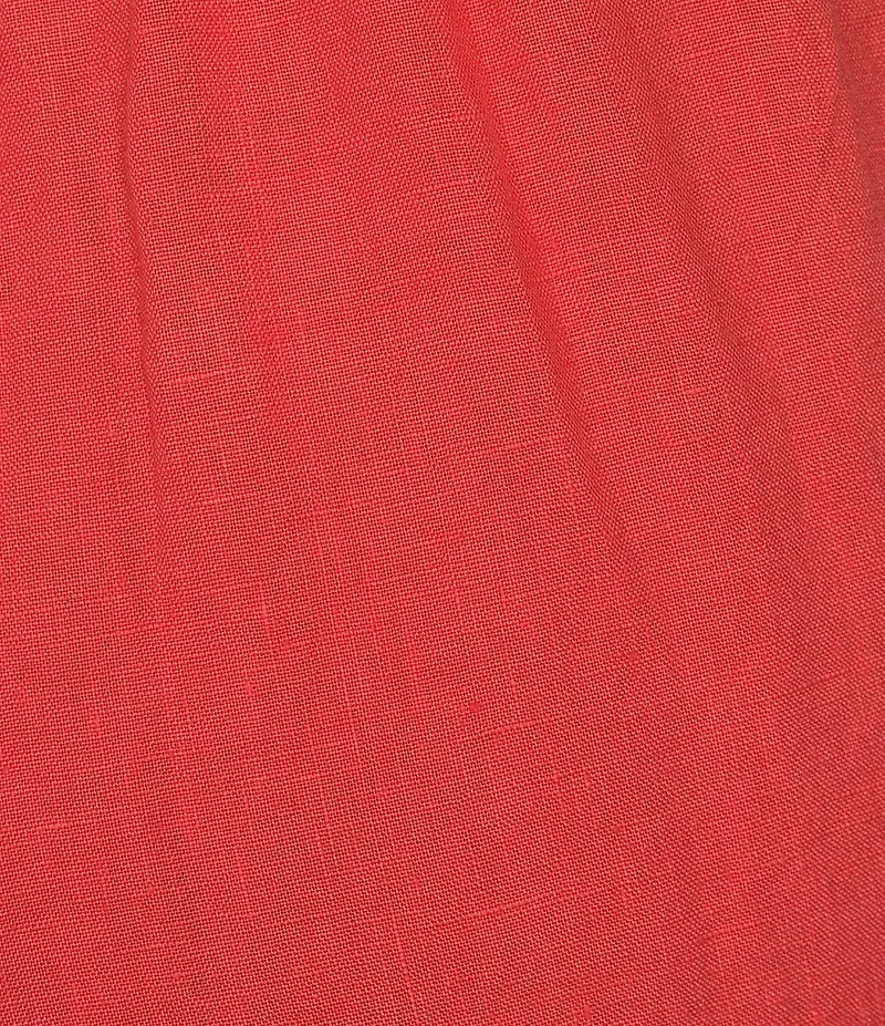 Bryn Walker Plus Anka Light Linen Elastic Waist Straight Leg Pants