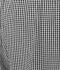 Bryn Walker Plus Casbah Check Seersucker Elastic Waist Full Crop Pants