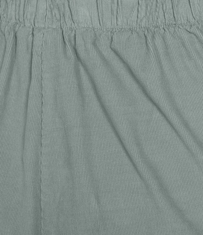 Bryn Walker Plus Corduroy Elastic Waist Wide Leg Flood Pants