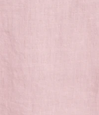 Bryn Walker Plus Fran Light Linen Round Neck 3/4 Ruffle Sleeve Shirt