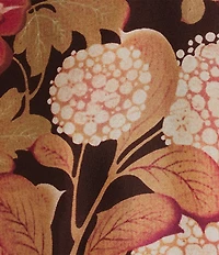 Bryn Walker Plus Fran Rosa Printed Silk Round Neck 3/4 Ruffle Bell Sleeve Coordinating Shirt