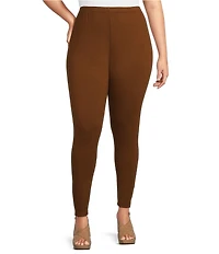 Bryn Walker Plus French Terry Elastic Waist Basic Legging