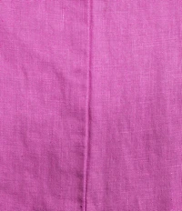 Bryn Walker Plus Lana Light Linen V-Neck 3/4 Gathered Sleeve Ruffle Hem Maxi Dress