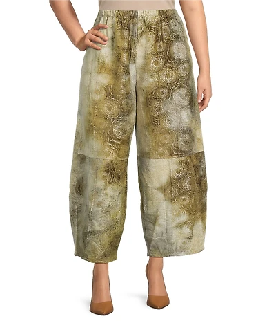 Bryn Walker Plus Oliver Coordinating Velvet Chenille Elastic Waist Lantern Pants