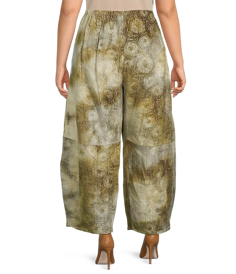 Bryn Walker Plus Oliver Coordinating Velvet Chenille Elastic Waist Lantern Pants