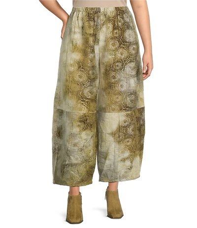 Bryn Walker Plus Olivier Coordinating Velvet Chenille Elastic Waist Lantern Pants