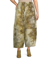 Bryn Walker Plus Olivier Coordinating Velvet Chenille Elastic Waist Lantern Pants