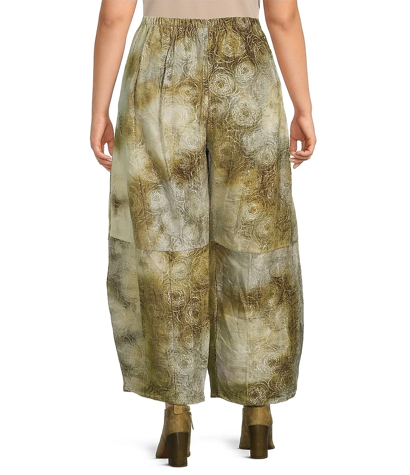 Bryn Walker Plus Olivier Coordinating Velvet Chenille Elastic Waist Lantern Pants