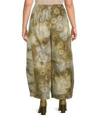 Bryn Walker Plus Olivier Coordinating Velvet Chenille Elastic Waist Lantern Pants