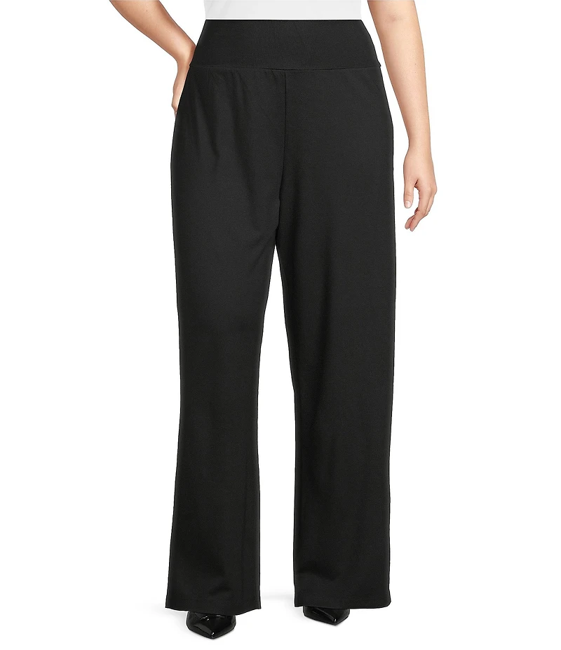 Bryn Walker Plus Otis Ponti Elastic Waist Wide Leg Pants