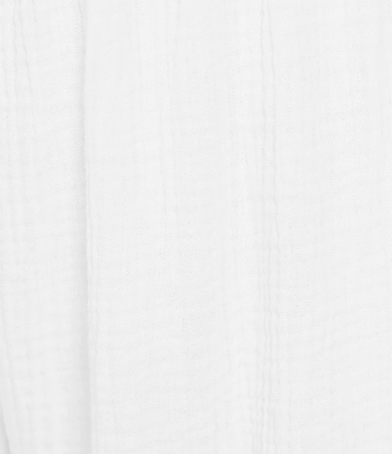 Bryn Walker Plus Size Campa Cotton Gauze Elastic Waist Balloon Banded Cuff Pants