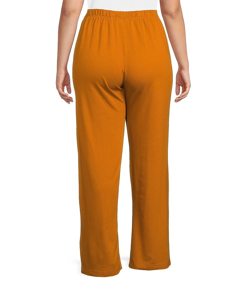 Bryn Walker Plus Size French Terry Bamboo Relaxed Pull-On Travel Pant
