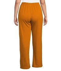 Bryn Walker Plus Size French Terry Bamboo Relaxed Pull-On Travel Pant