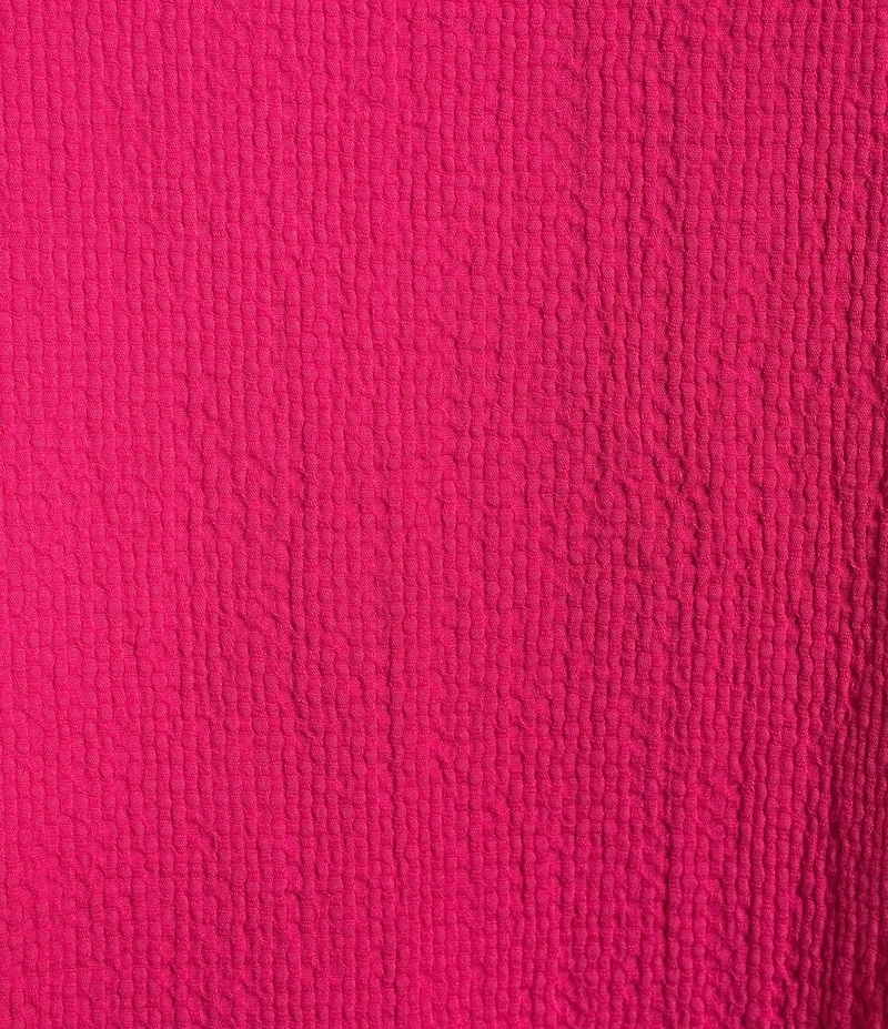 Bryn Walker Plus Size Lucian Cotton Jacquard Round Neck 3/4 Balloon Sleeve Tunic