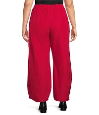 Bryn Walker Plus Size Medina Memory Crunch Elastic Wiast Lantern Tapered Pants