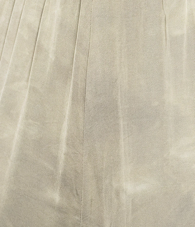 Bryn Walker Plus Size Osca Italian Viscose Satin Elastic Waist Wide Leg Pants