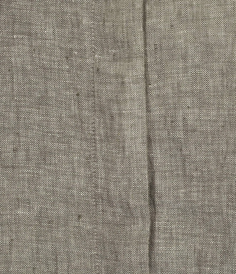Bryn Walker Plus Size Winona Cross-Dyed Linen Mandarin Collar Elbow Sleeve Button Front Tunic