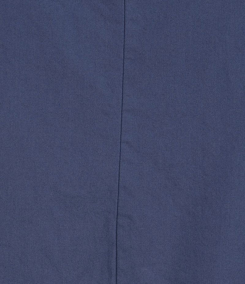 Bryn Walker Plus Winona Organic Cotton Poplin Mandarin Collar Elbow Sleeve Oversized Tunic