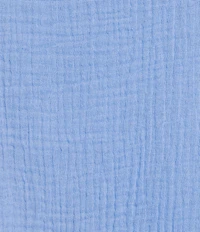 Bryn Walker Plus Zaida Cotton Gauze Round Neck 3/4 Sleeve High-Low Tunic Midi Dress