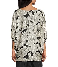 Bryn Walker Wilder Bianchi Neri Knit Boat Neck Elbow Sleeve Coordinating Tunic