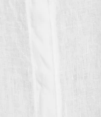 Bryn Walker Willa Light Linen Mandarin Collar Cap Sleeve Curved Hem Tunic