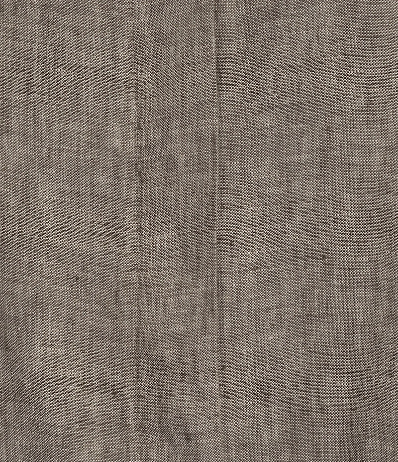 Bryn Walker Winona Cross-Dyed Linen Mandarin Collar Elbow Sleeve Button Front Tunic