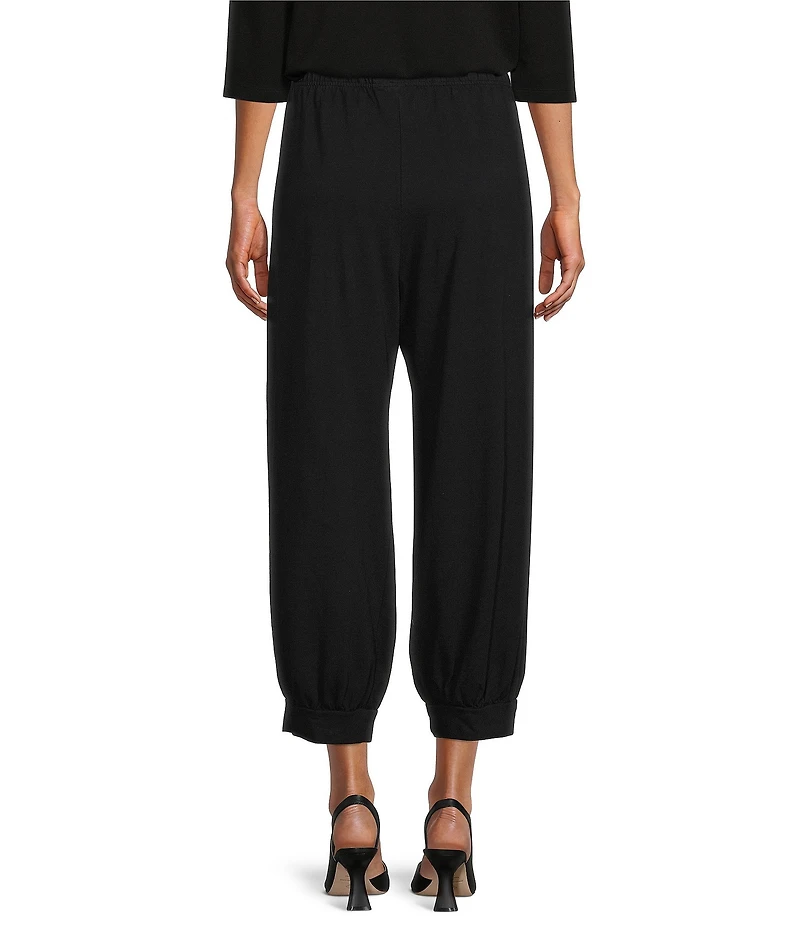 Bryn Walker Wyatt Cotton Knit Wide-Leg Crop Pull-On Pants