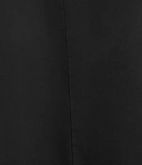 Bryn Walker Zaida Satin Woven Round Neck 3/4 Sleeve High-Low Hem Tunic Dress