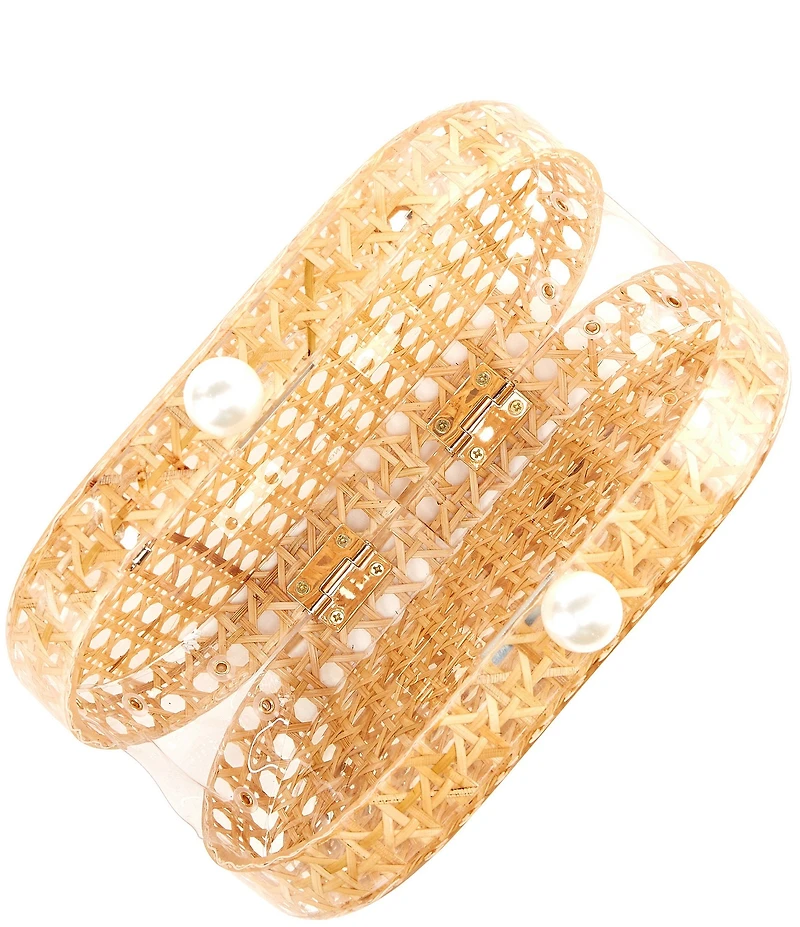 Btb Los Angeles Caillou Lucite Clutch