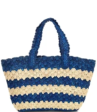 Btb Los Angeles Ivy Raffia Stripe Tote Bag