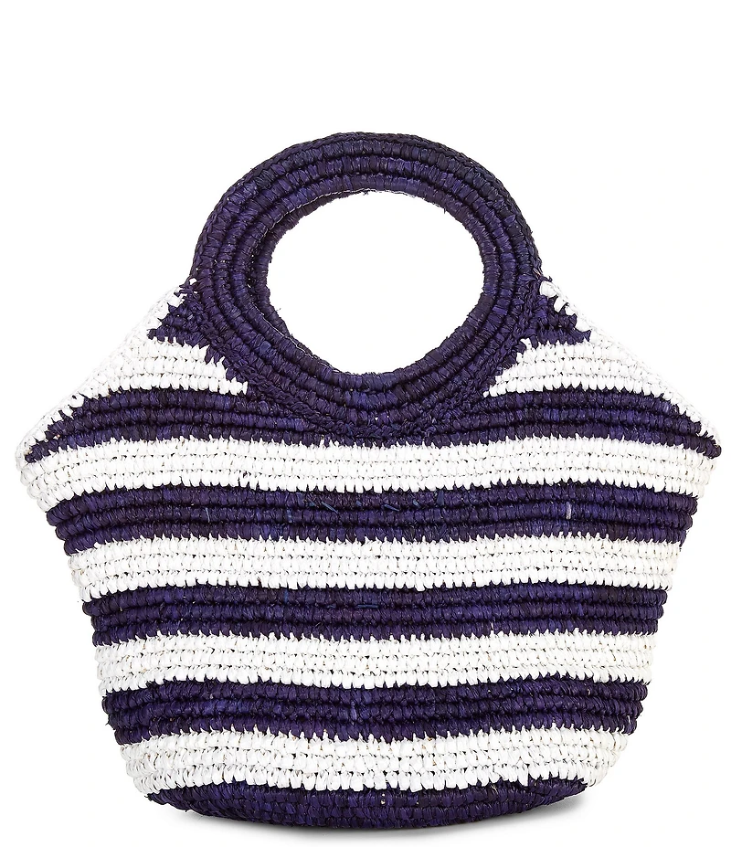 Btb Los Angeles Knot Raffia Handle Mini Tote Bag