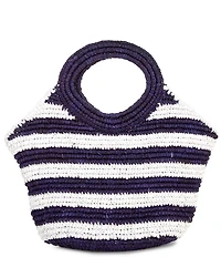 Btb Los Angeles Knot Raffia Handle Mini Tote Bag