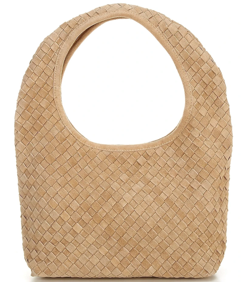 Btb Los Angeles Maylie Suede Woven Hobo Shoulder Bag