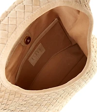 Btb Los Angeles Maylie Suede Woven Hobo Shoulder Bag