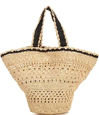 Btb Los Angeles Mikala Straw Tote Bag
