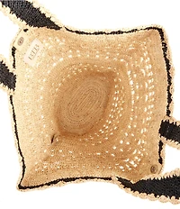 Btb Los Angeles Mikala Straw Tote Bag