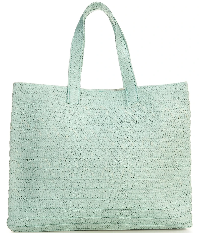 Btb Los Angeles Queen Beach Straw Tote