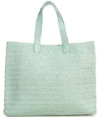 Btb Los Angeles Queen Beach Straw Tote