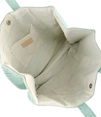 Btb Los Angeles Queen Beach Straw Tote