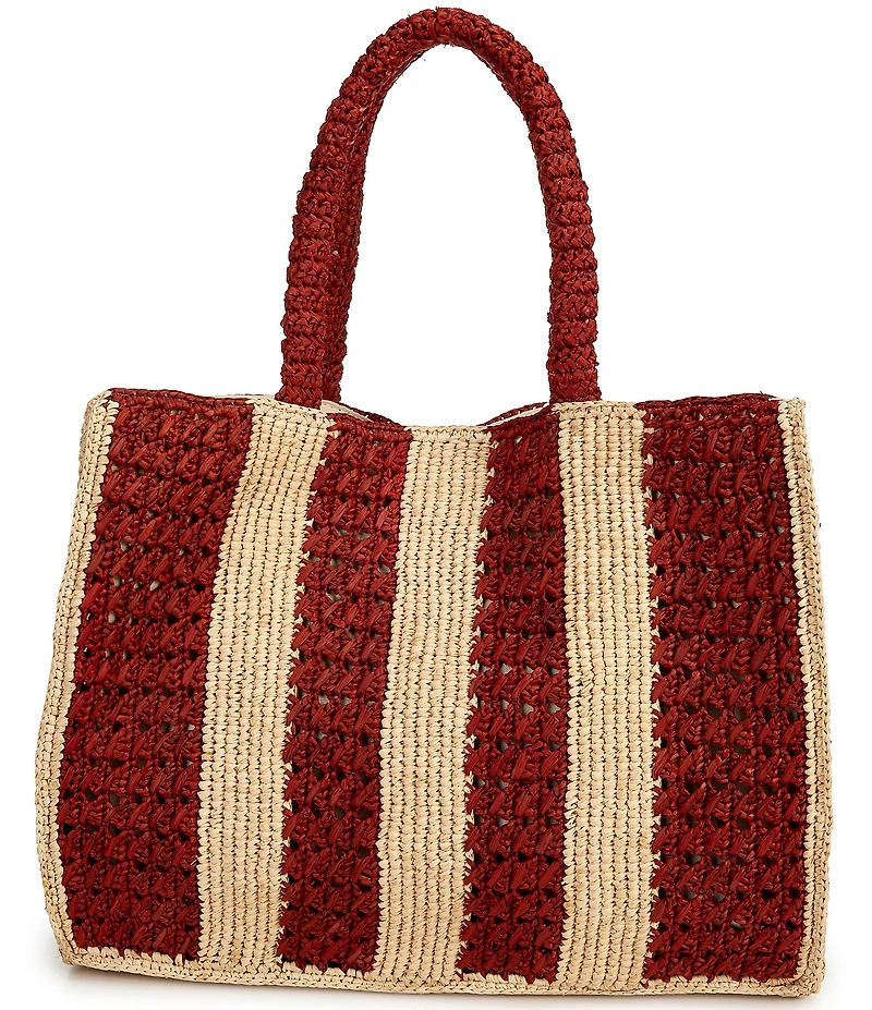 Btb Los Angeles Serena Large Striped Tote Bag