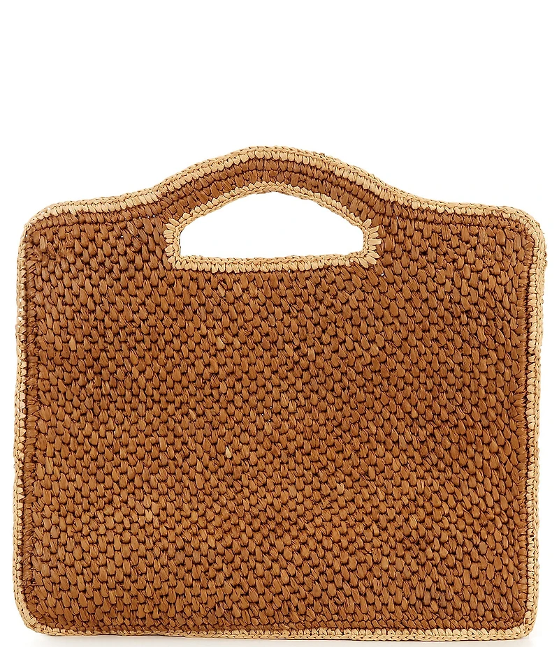 Btb Los Angeles Tammi Raffia Woven Handle Tote Bag