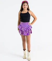 BuddyLove Big Girls Brookie Ruffle Tiered Skort