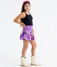 BuddyLove Big Girls Brookie Ruffle Tiered Skort