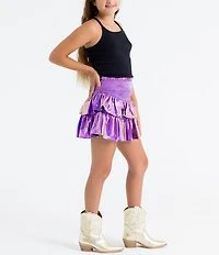 BuddyLove Big Girls Brookie Ruffle Tiered Skort
