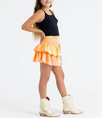 BuddyLove Big Girls Brookie Ruffle Tiered Skort